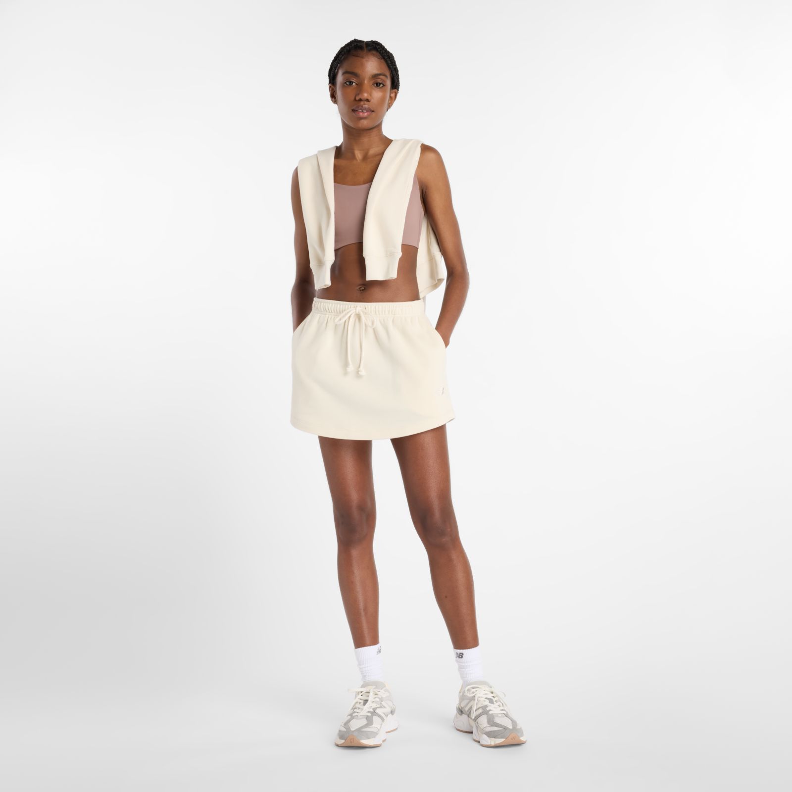 Женские юбки New Balance Coastal Fleece Skirt — фото 2
