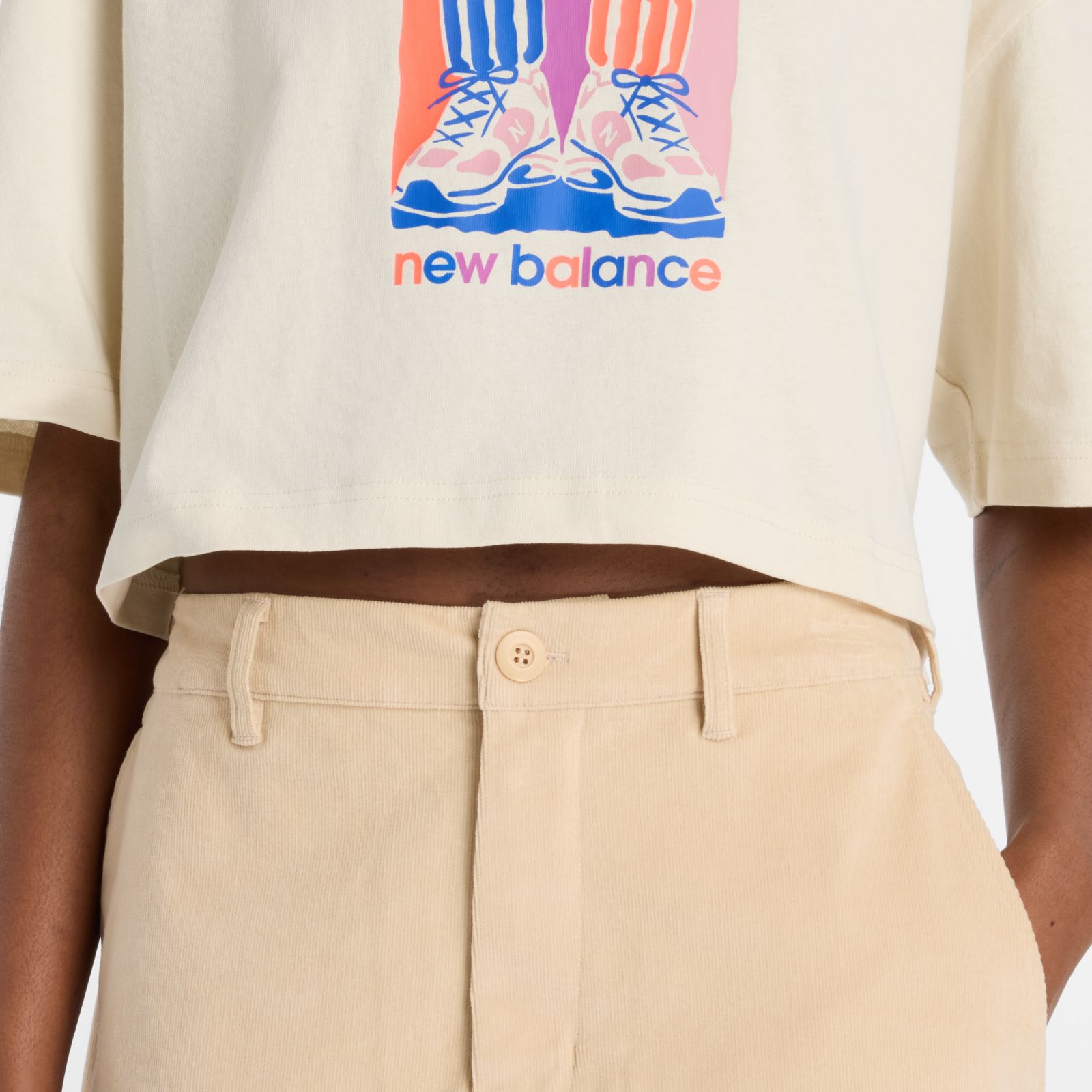 Женские юбки New Balance Stretch Corduroy Midi Skirt — фото 3