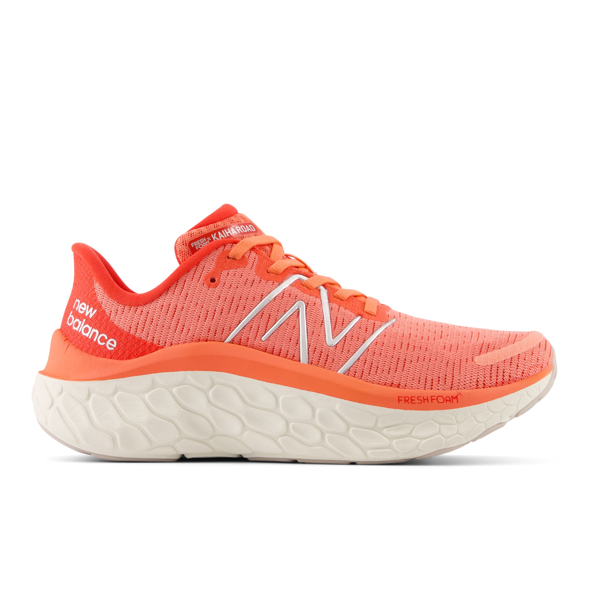 뉴발란스 New Balance Fresh Foam X Kaiha Road,Gulf Red with Neo Flame and Silver Metallic