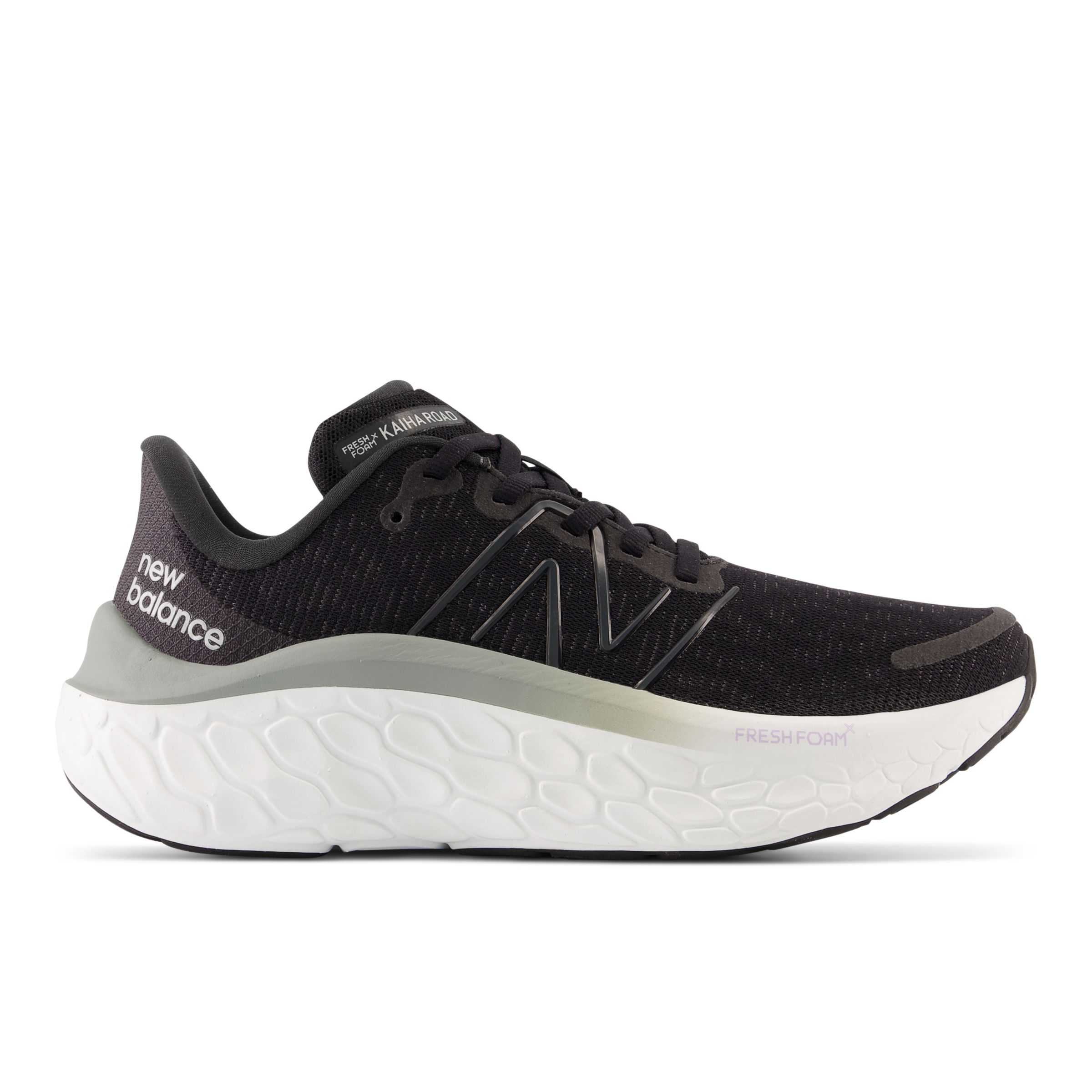 뉴발란스 New Balance Fresh Foam X Kaiha Road,Black with Phantom and Silver Metallic