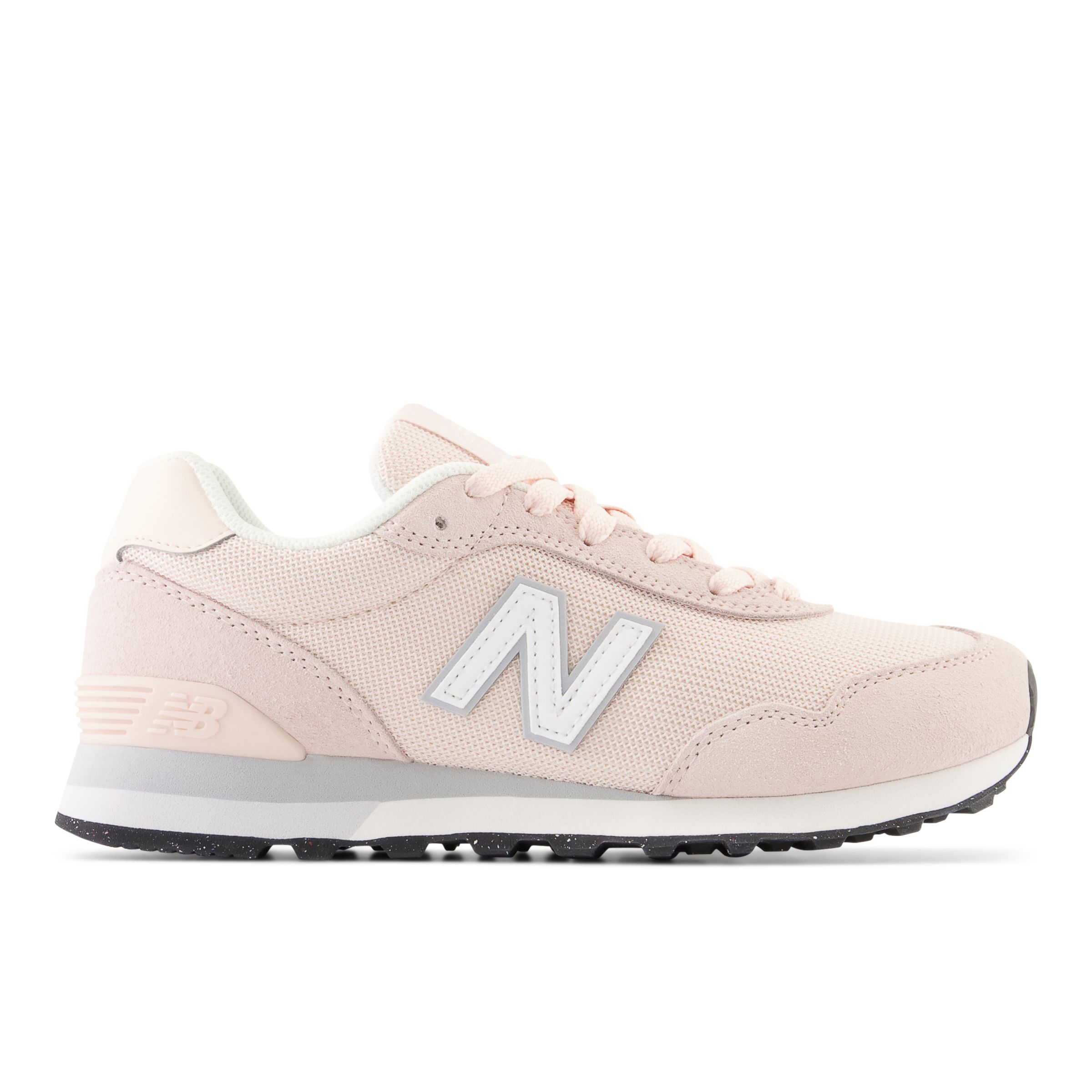 New Balance Women's 515 in Pink/White Suede/Mesh - WL515CQ3