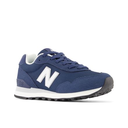 515, NB NAVY with NB WHITE with Aluminum Grey, WL515NVY