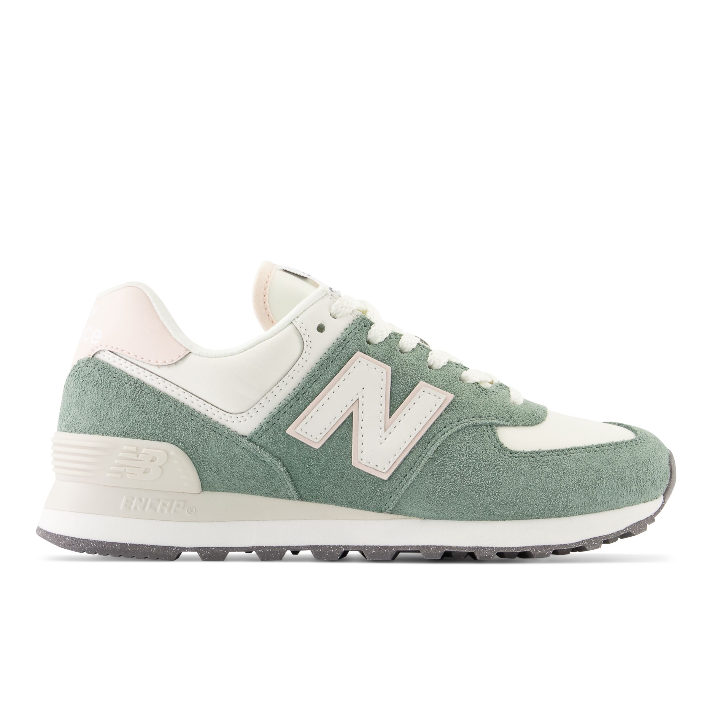 New Balance 574 Sneakers In Green/pink/beige