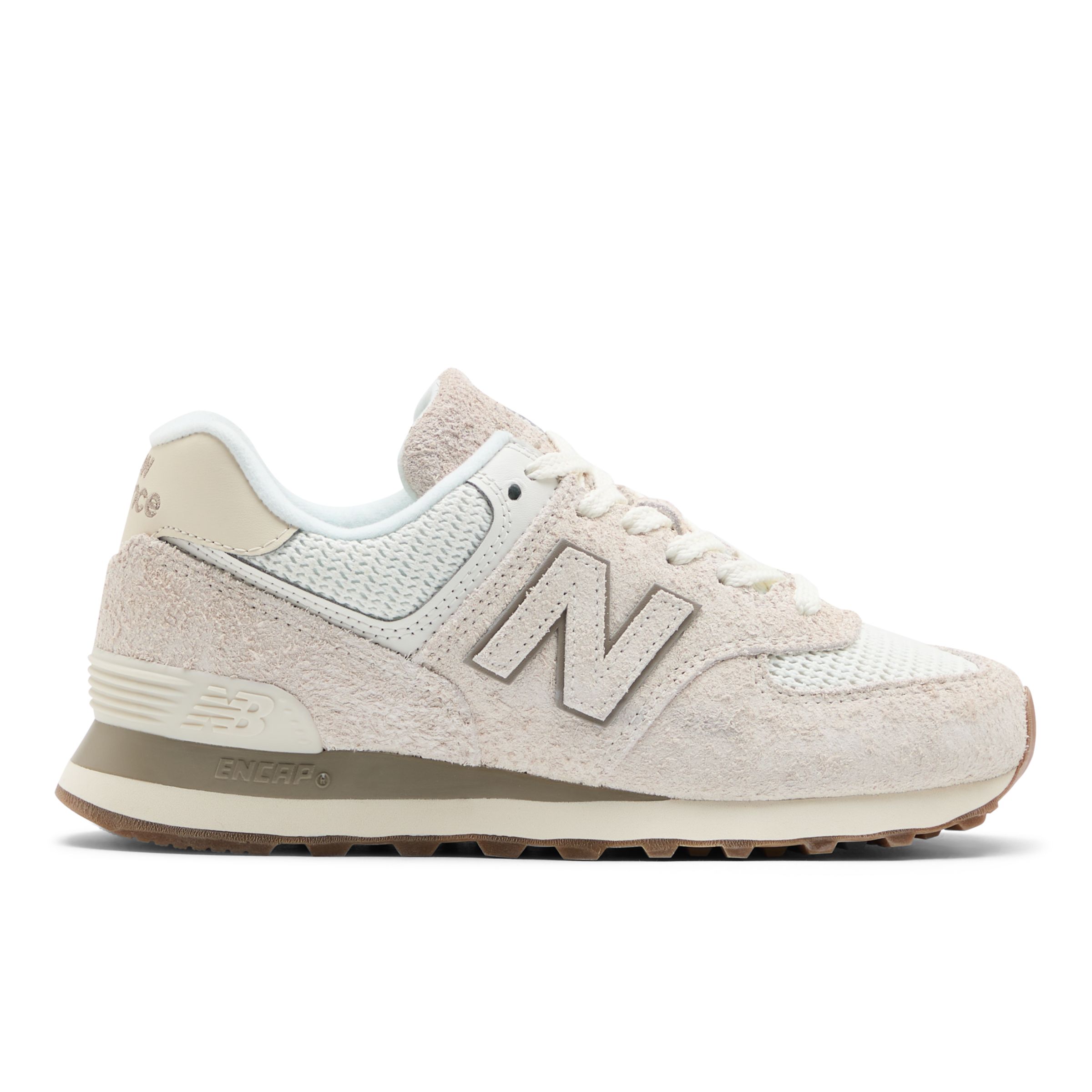 New Balance Donna 574, Pelle scamosciata/Rete, Taglia 37