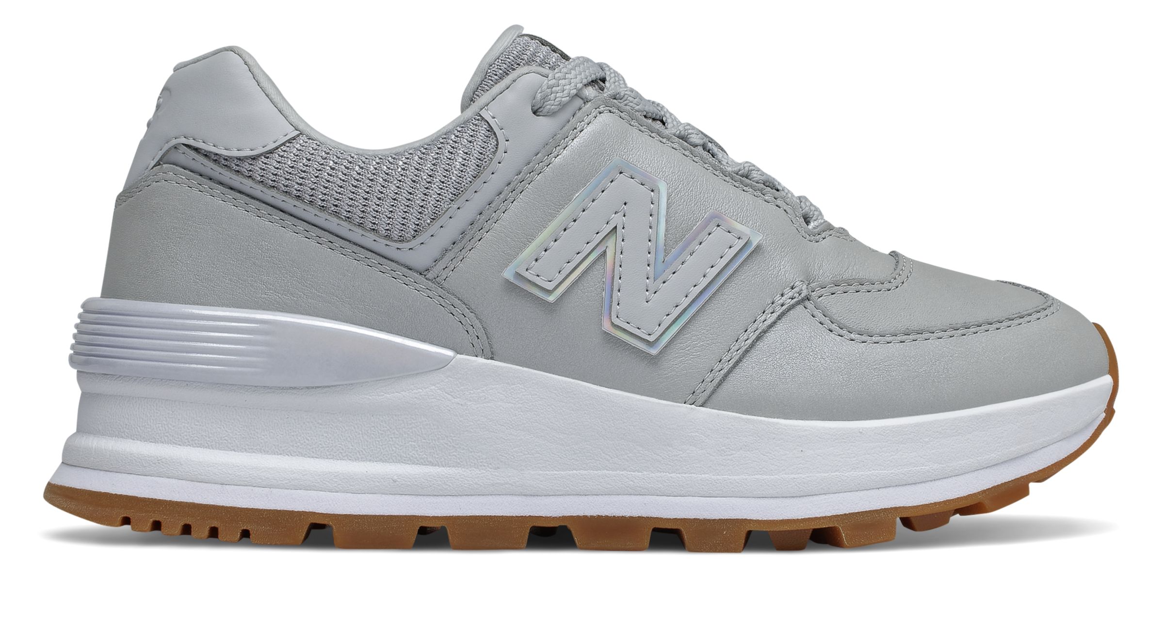 new balance 574 silver