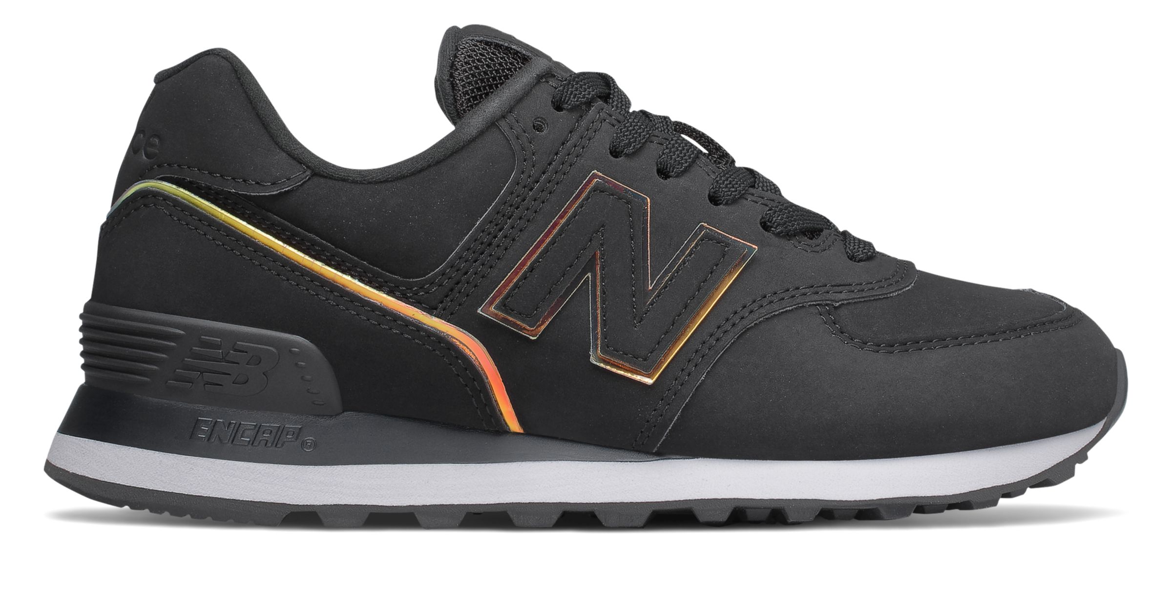 new balance negras mujer 574