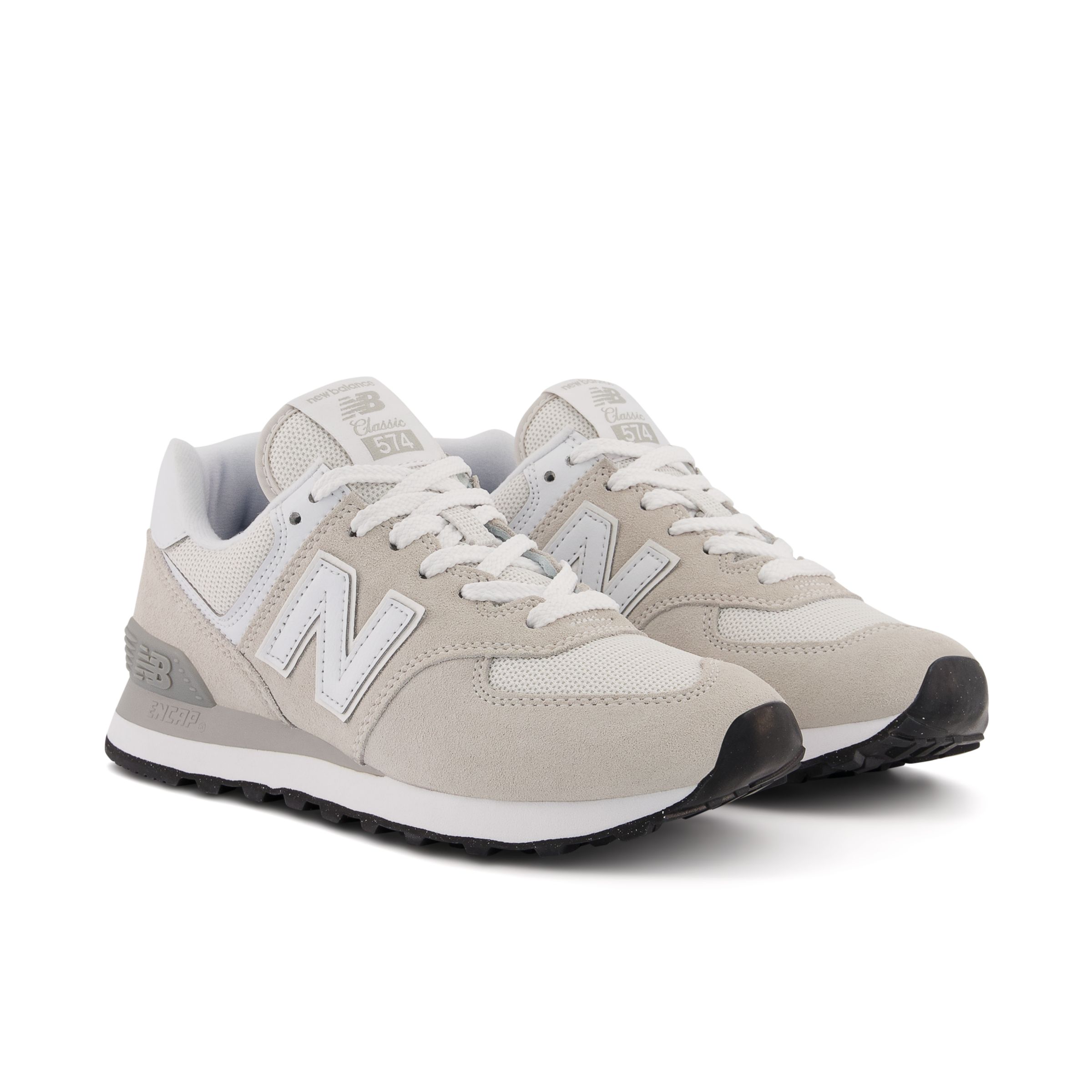 women's gray new balance 574