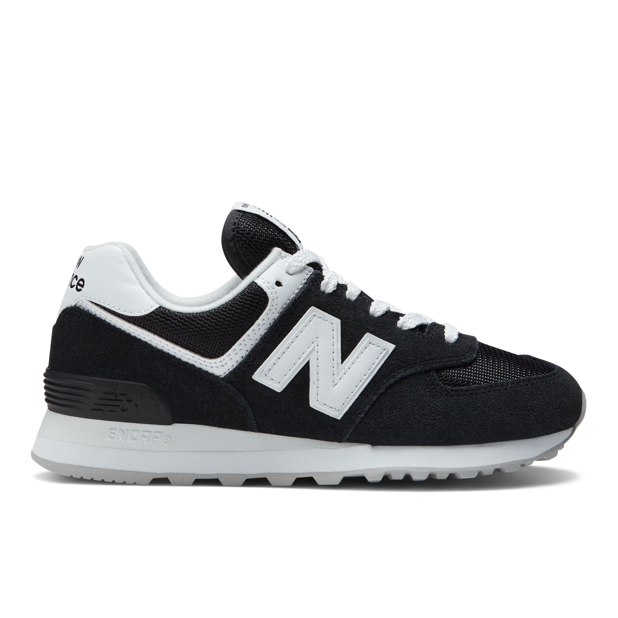 new balance 574 black and white