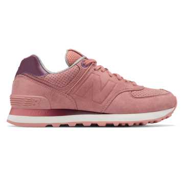 new balance 574 beige and pink