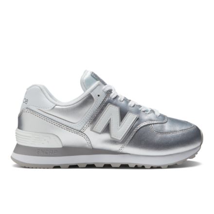 New balance on sale wl574 silver