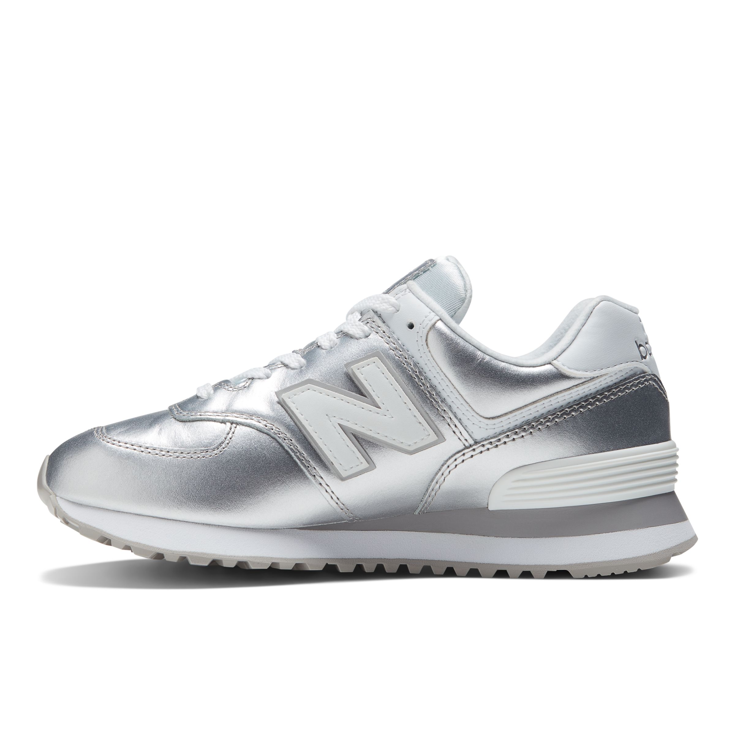 new balance women's silver sneakers