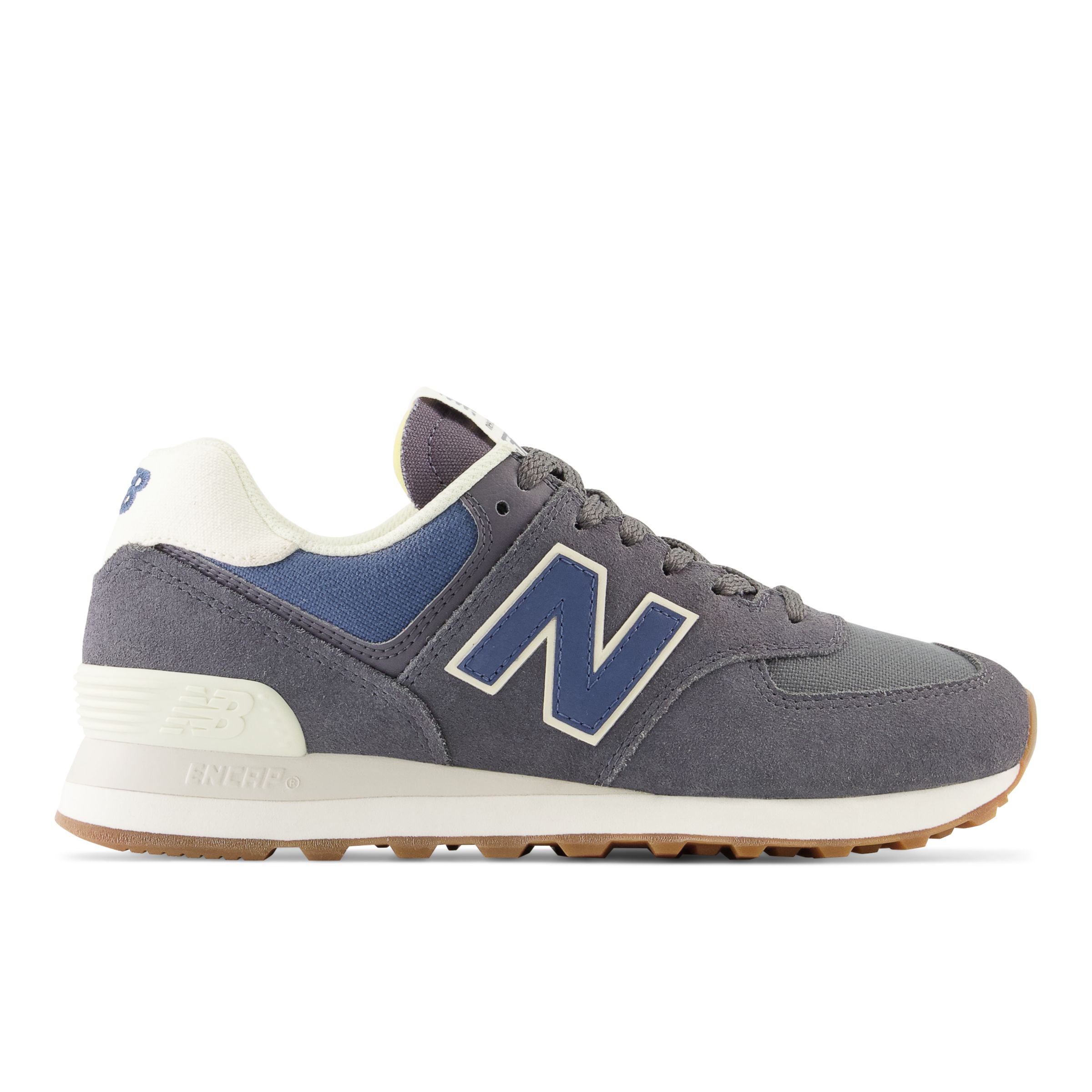 

New Balance Women's 574 Grey/Blue/Beige - Grey/Blue/Beige