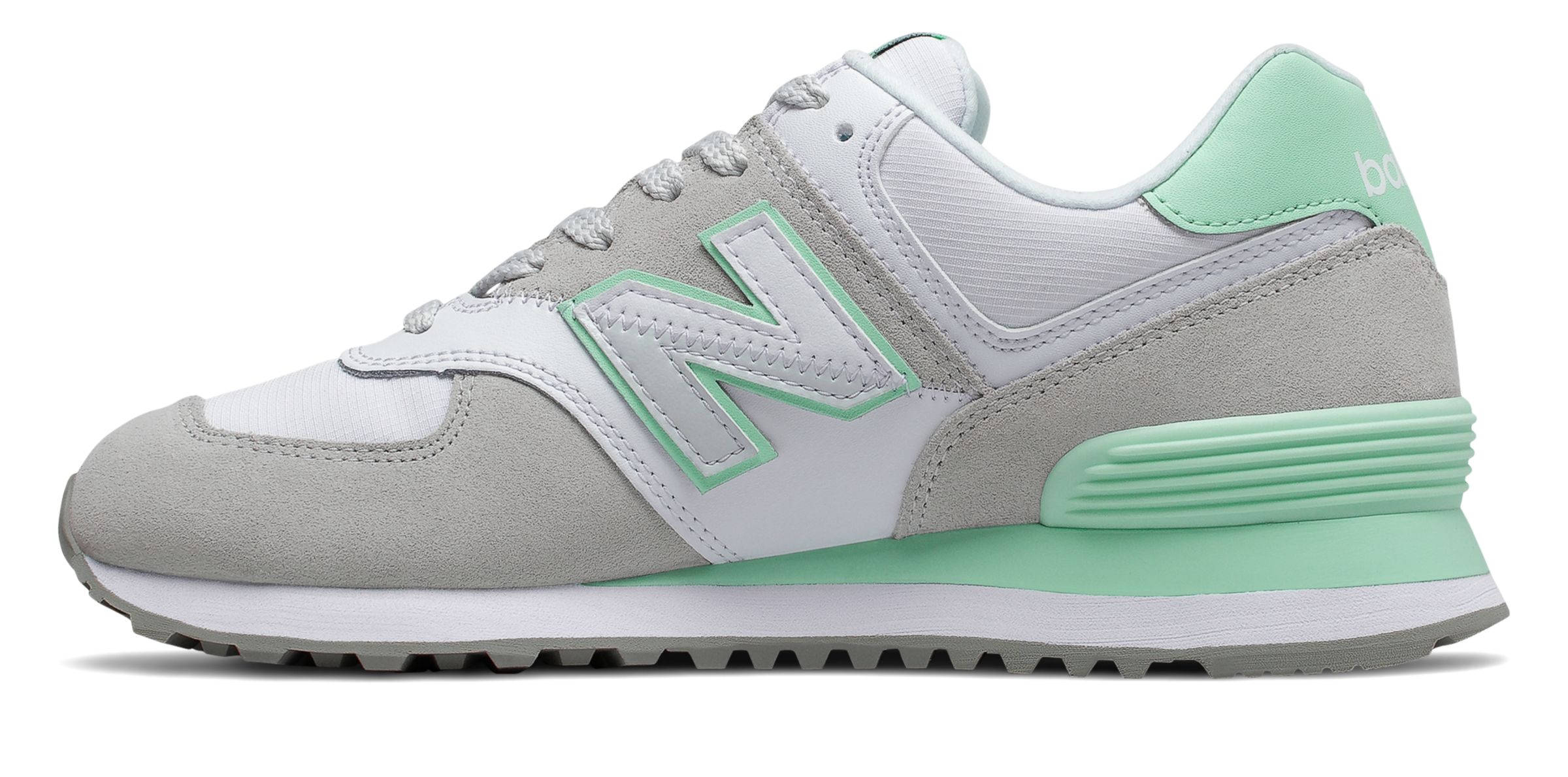 new balance 574 noir menthe