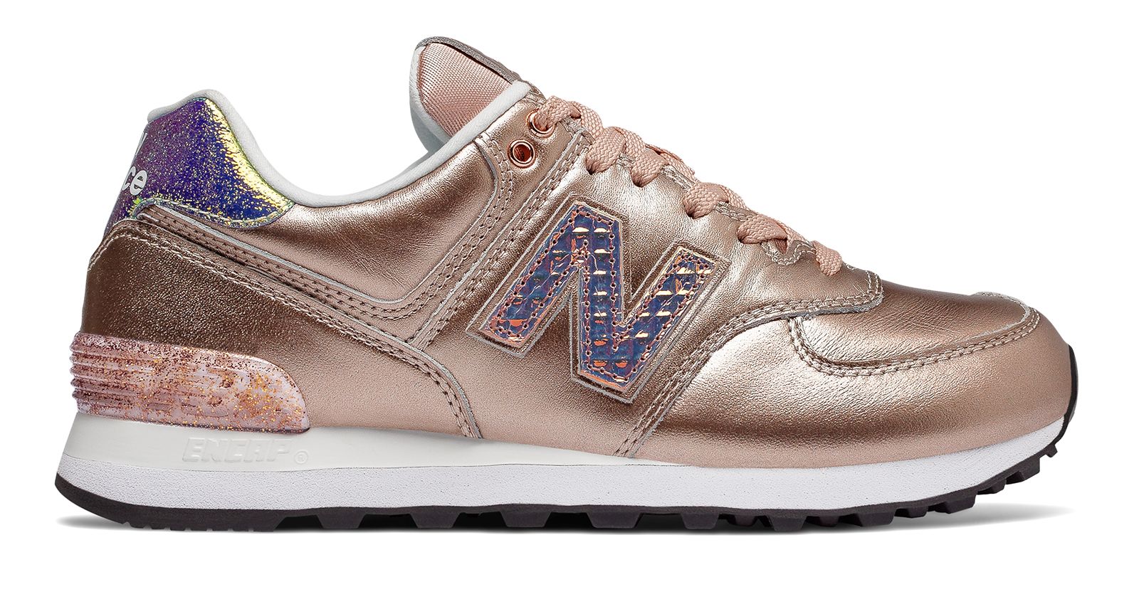 new balance 501 metallic rose gold