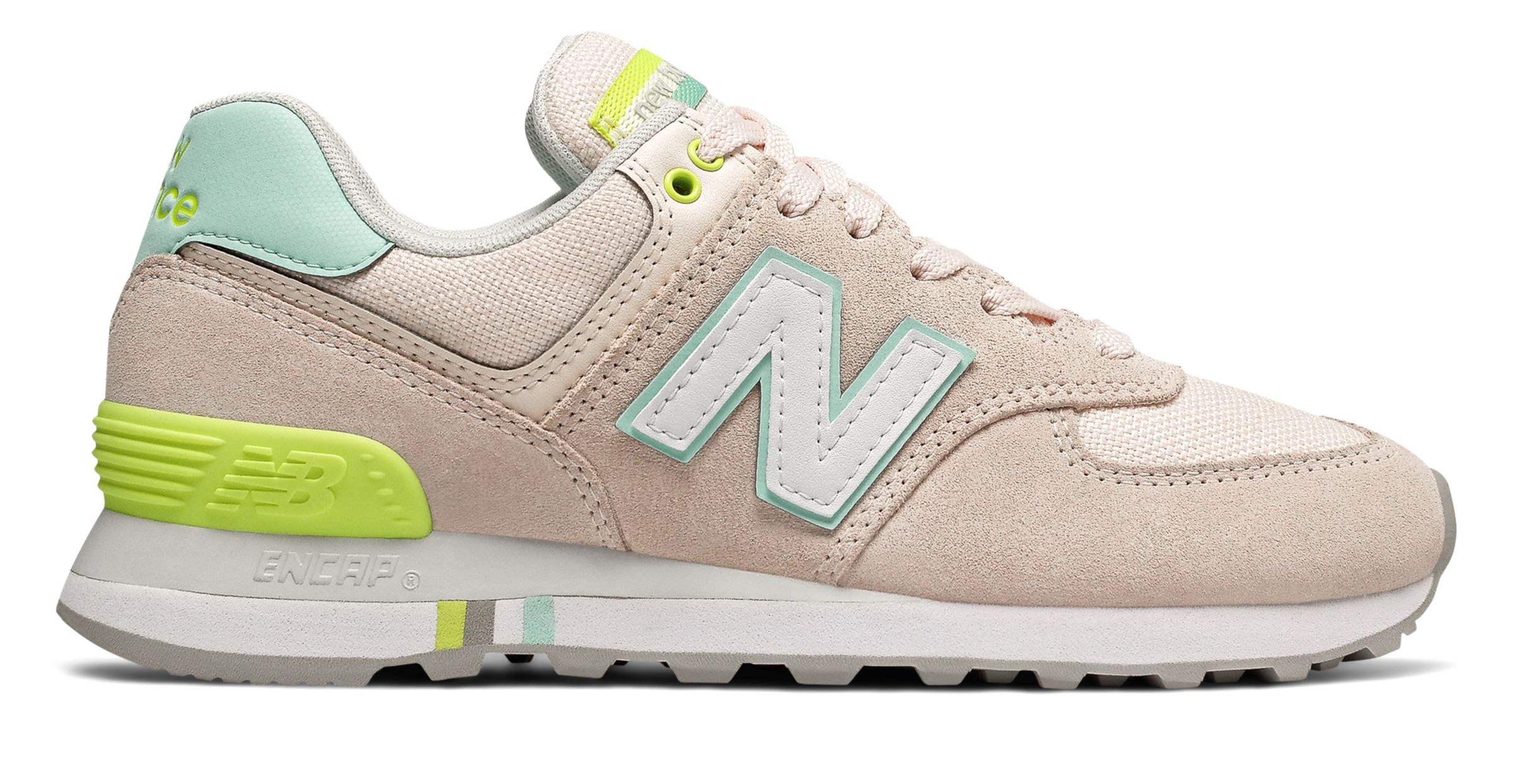 new balance wl574 pink mist