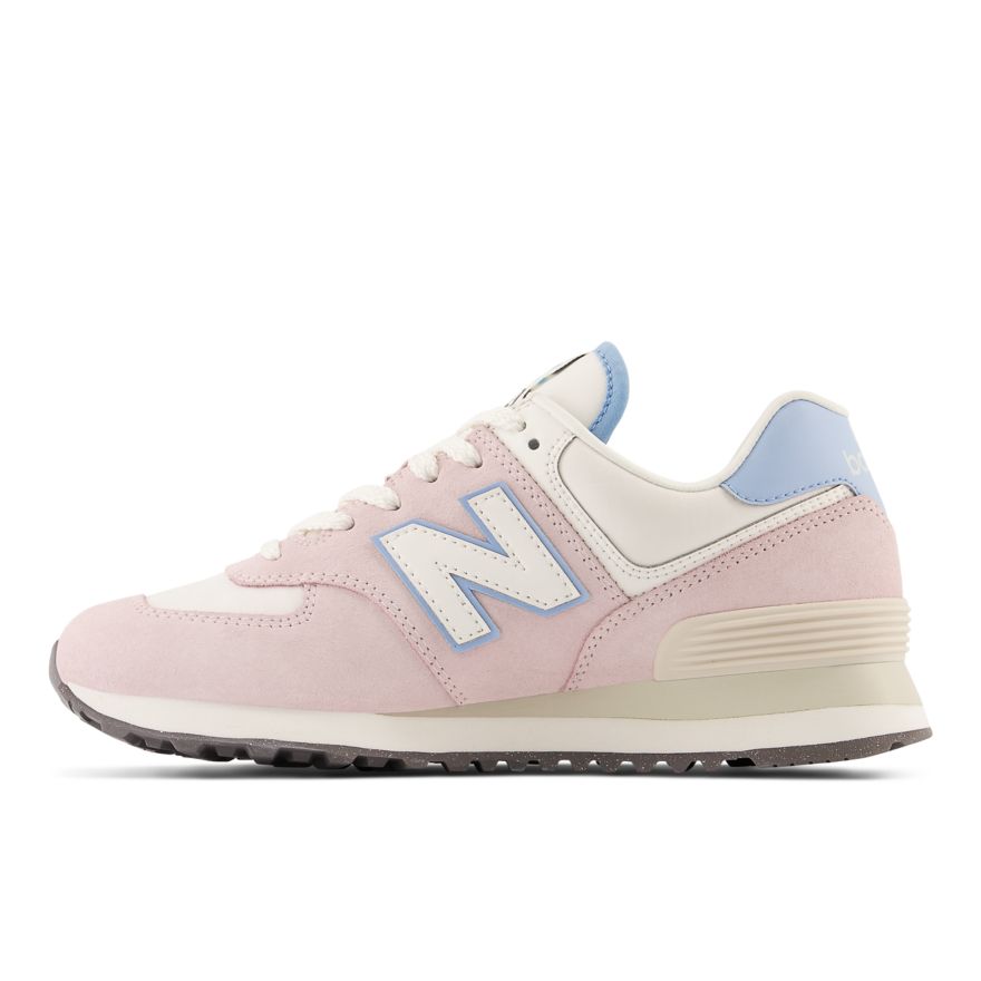 New balance 574 outlet mujer rosa y dorado