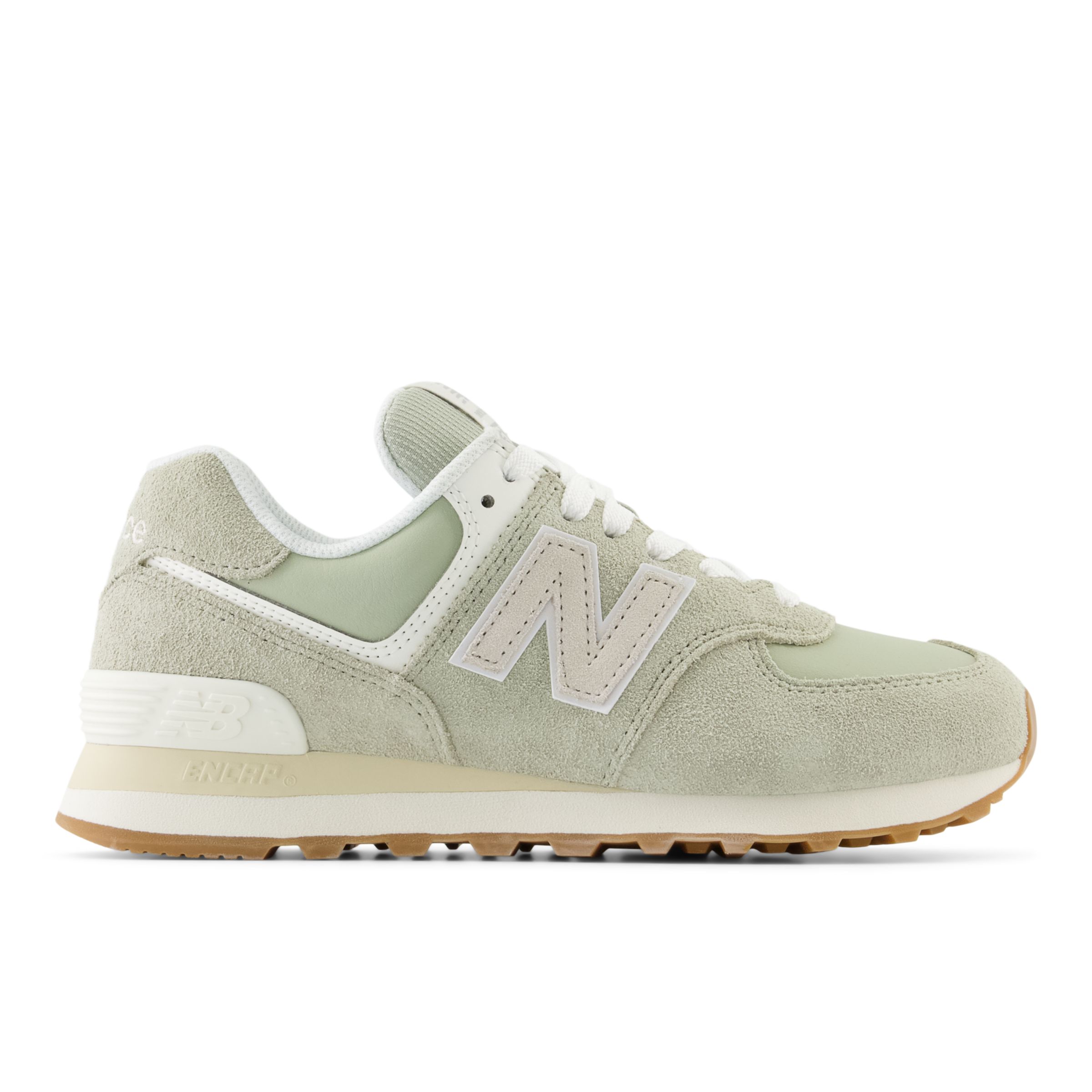 

New Balance Women's 574 Green/Beige - Green/Beige