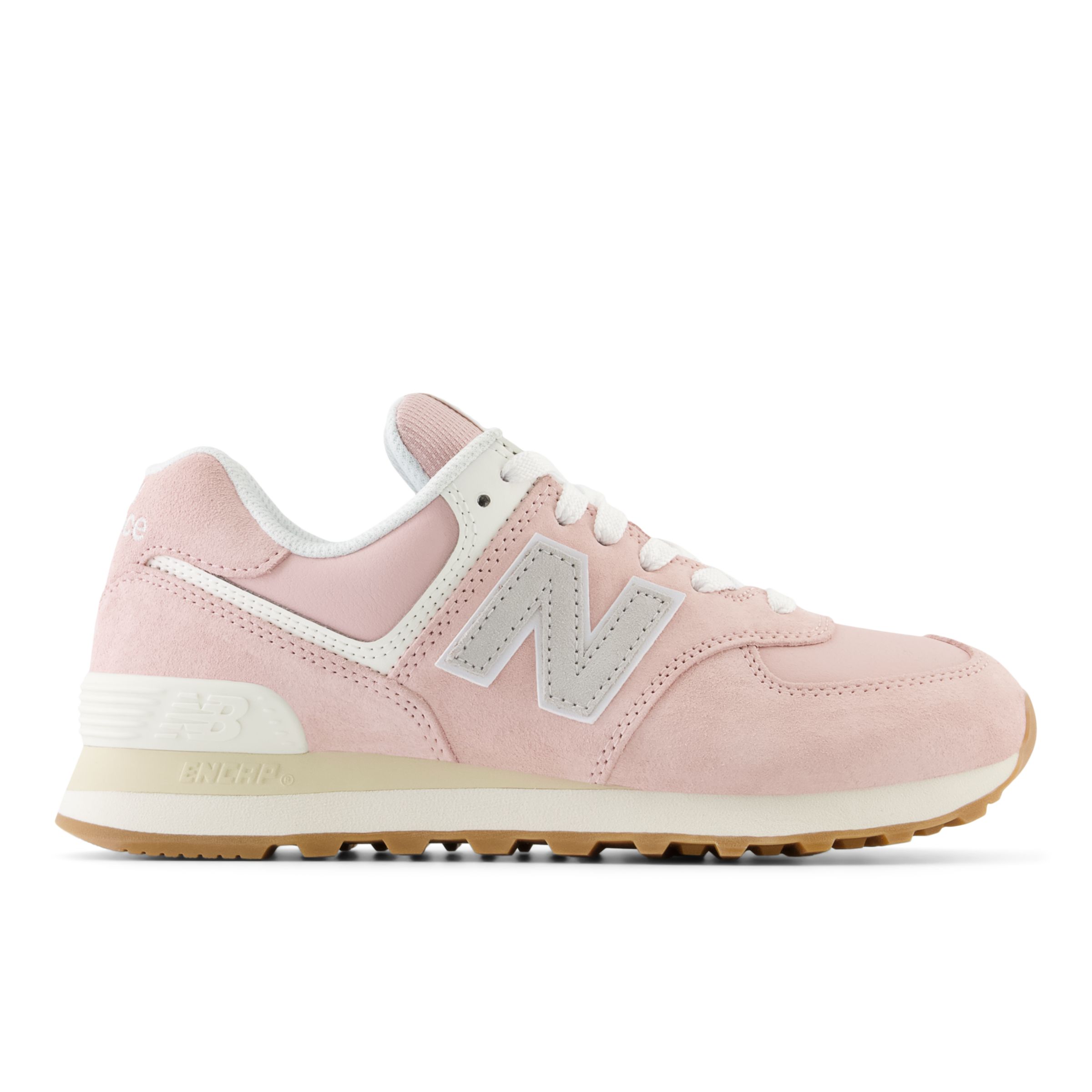 

New Balance Women's 574 Pink/Grey - Pink/Grey