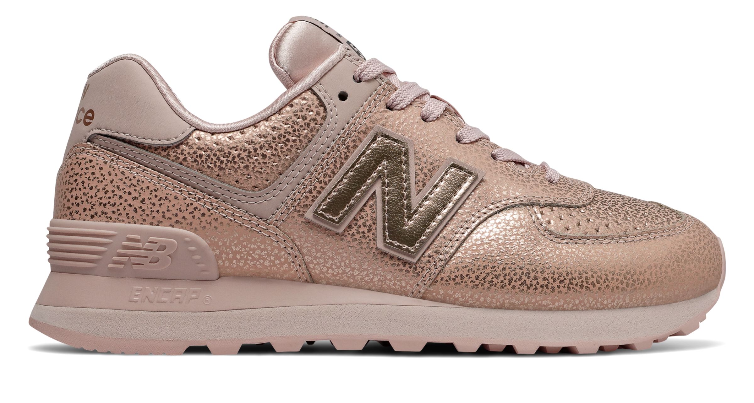 new balance 574 metallic femme