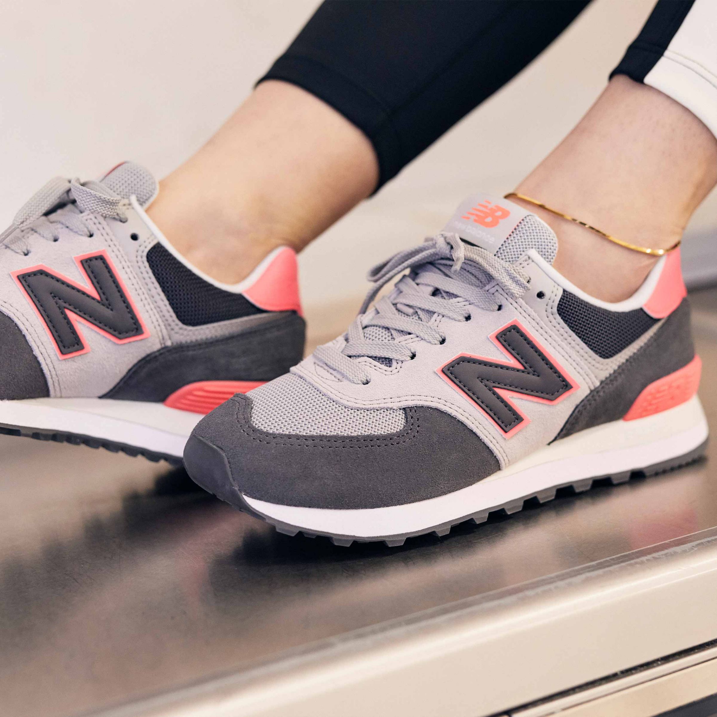 new balance black pink 574