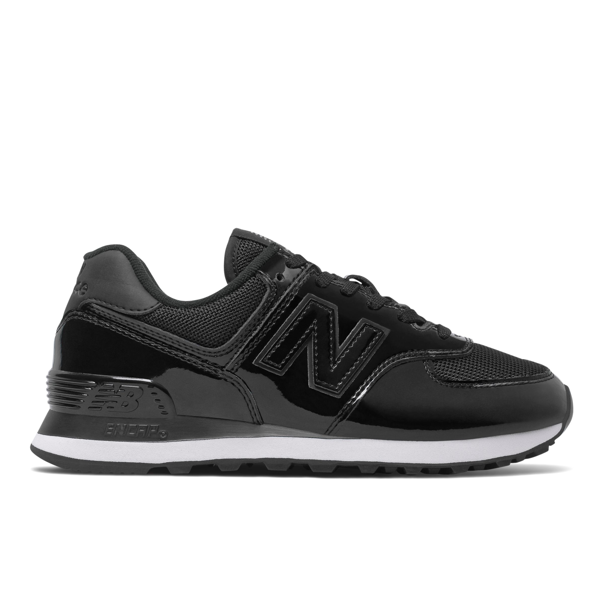 new balance 574 full black