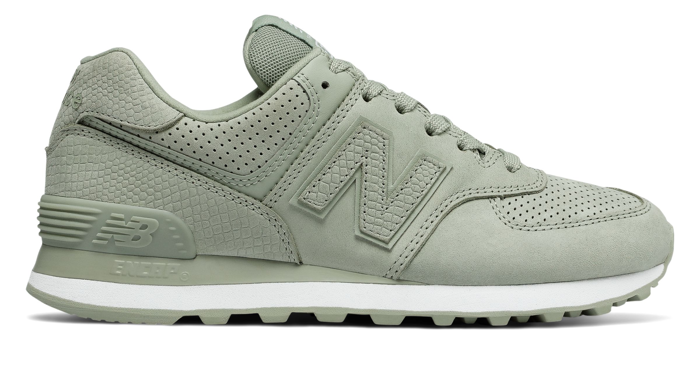 new balance 574 silver mint