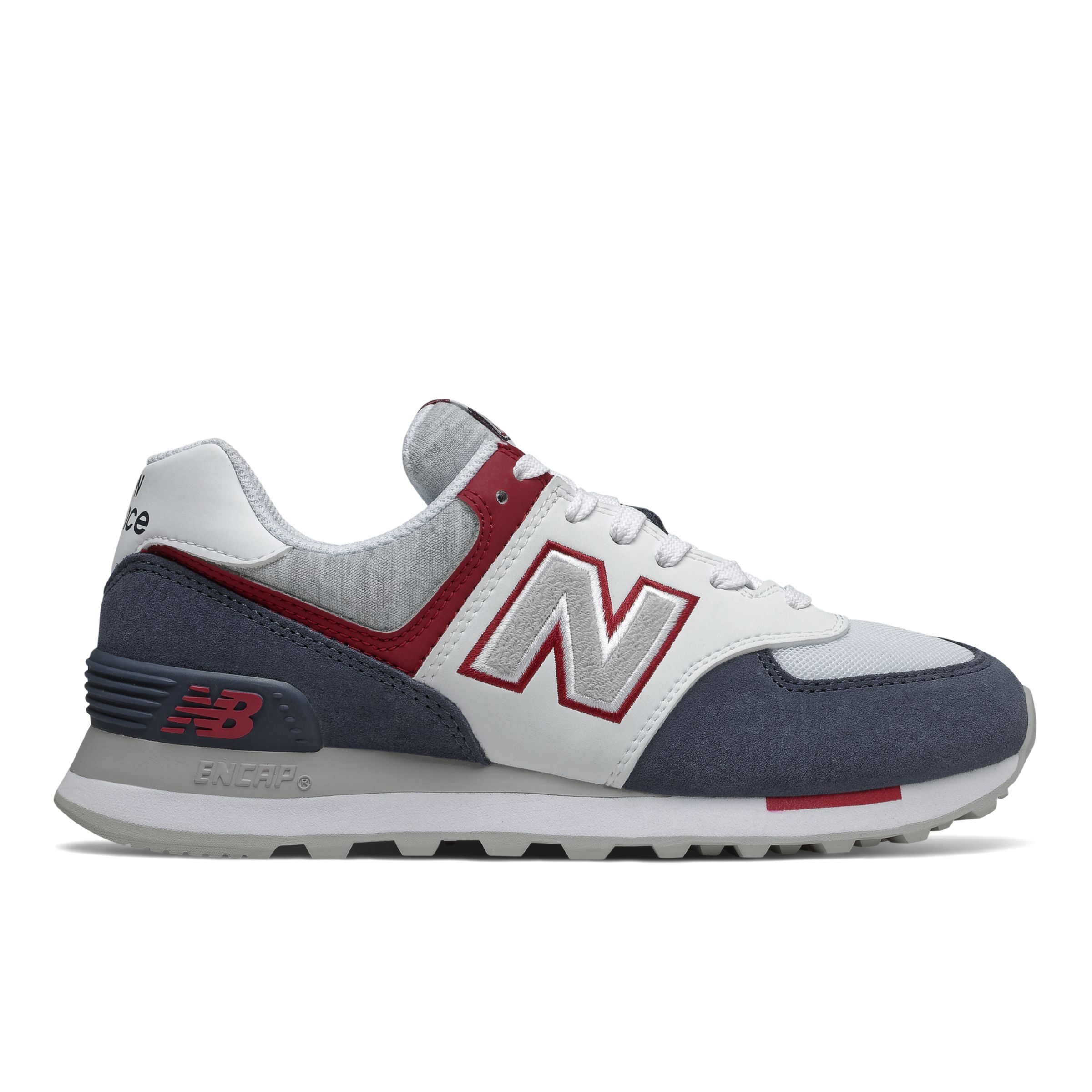 new balance navy & stone 574 trainers