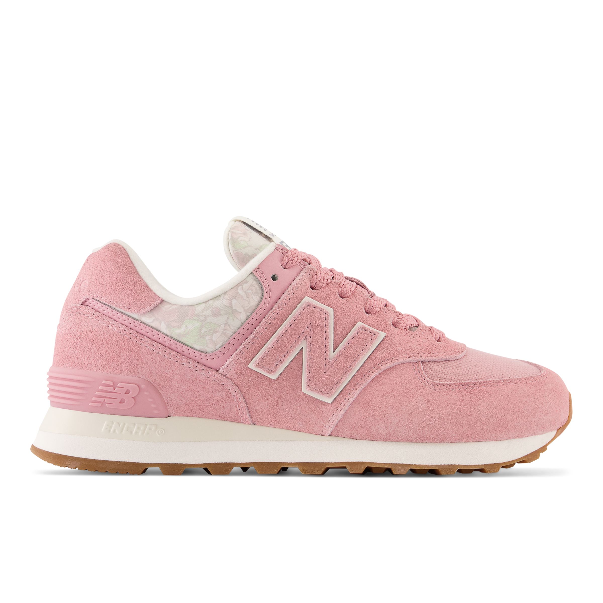 

New Balance Women's 574 Pink/White - Pink/White