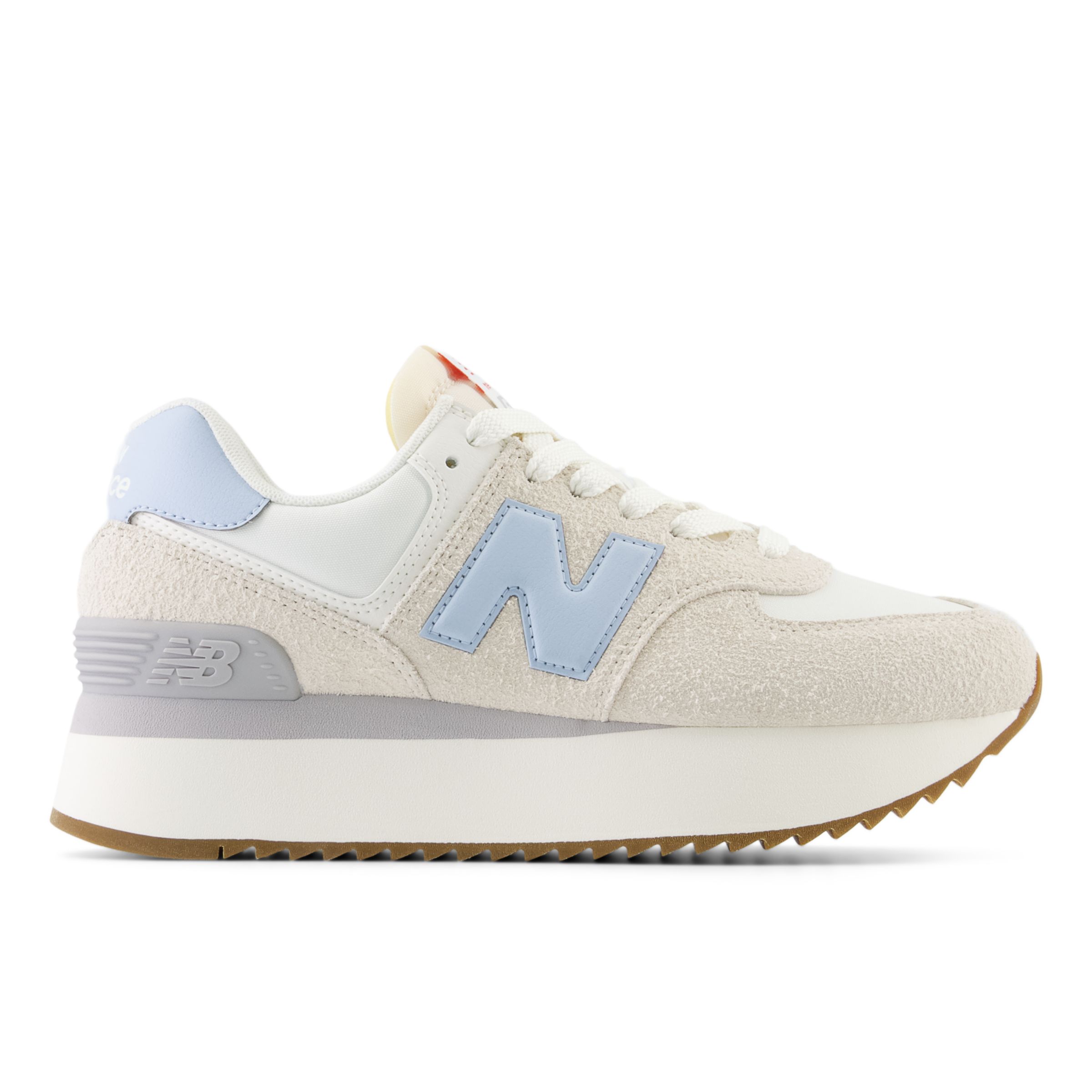 뉴발란스 New Balance 574+,Moonbeam with Sea Salt and Light Chrome Blue