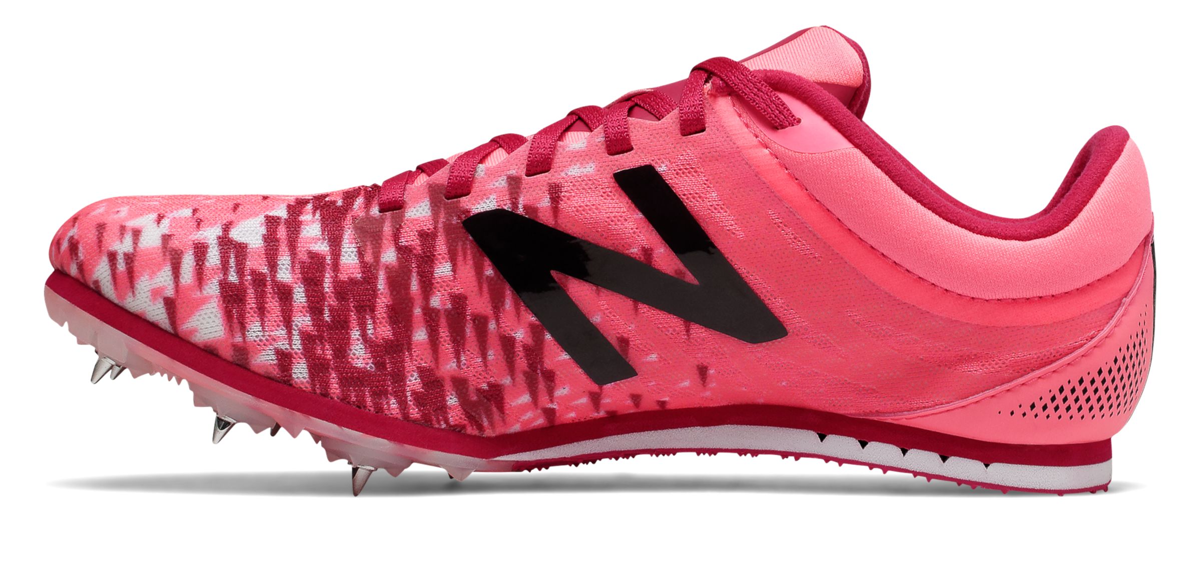 pink new balance spikes