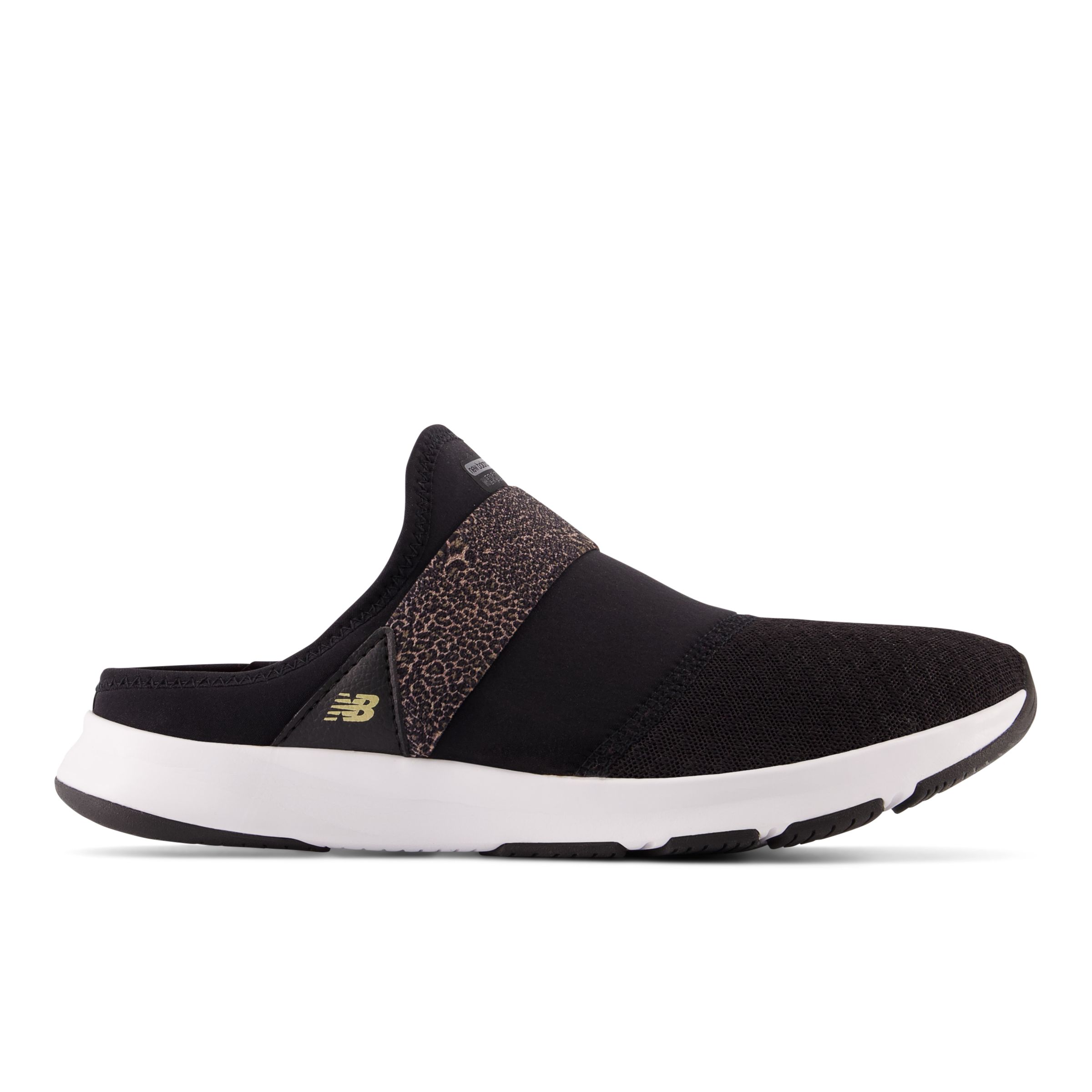 

New Balance Women's DynaSoft Nergize Mule v3 Black/Brown/White - Black/Brown/White