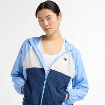 Athletics Packable Full Zip Jacket, ELECTRIC SKY, WO51501ELE