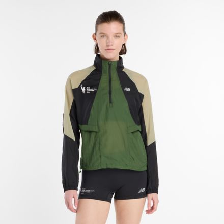 NYC Marathon Water Resistant Jacket, GARTER SNAKE, WO53206MGAS