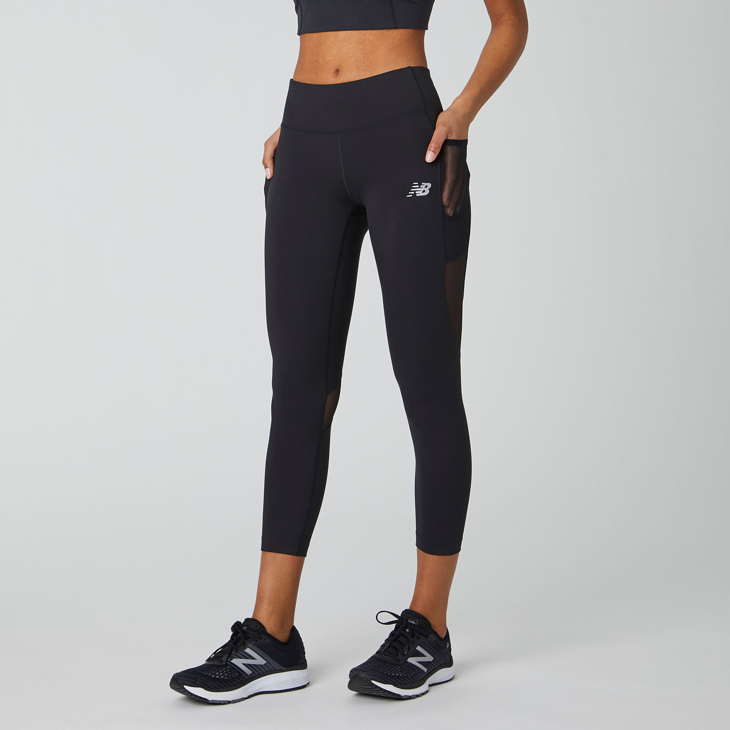 New Balance Running Accelerate tights in black