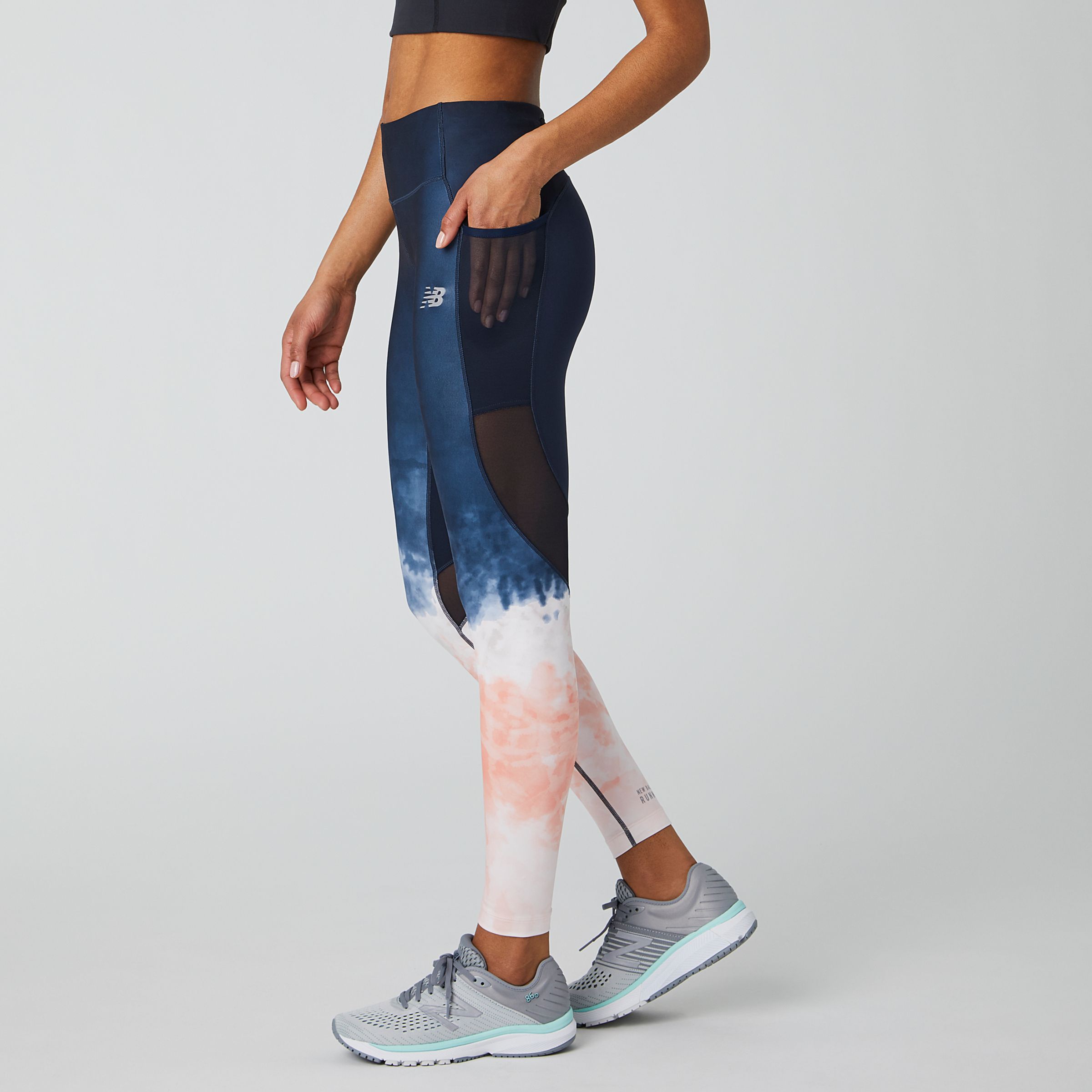 new balance navy tights