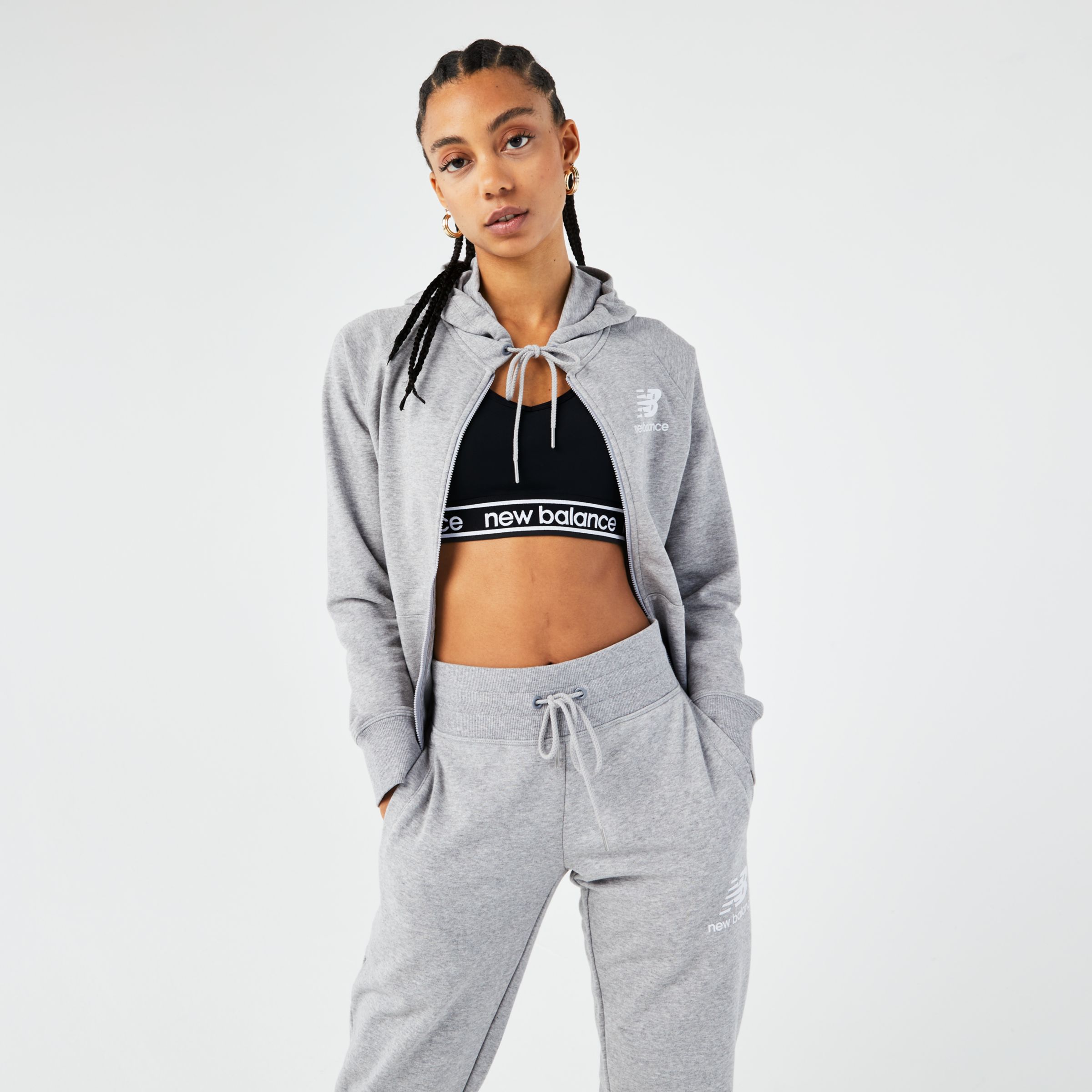 grey new balance sweatpants