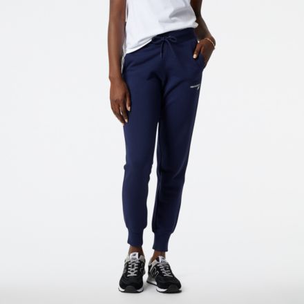 Women's Essential Comfort Jogger Pants (Small, Navy)