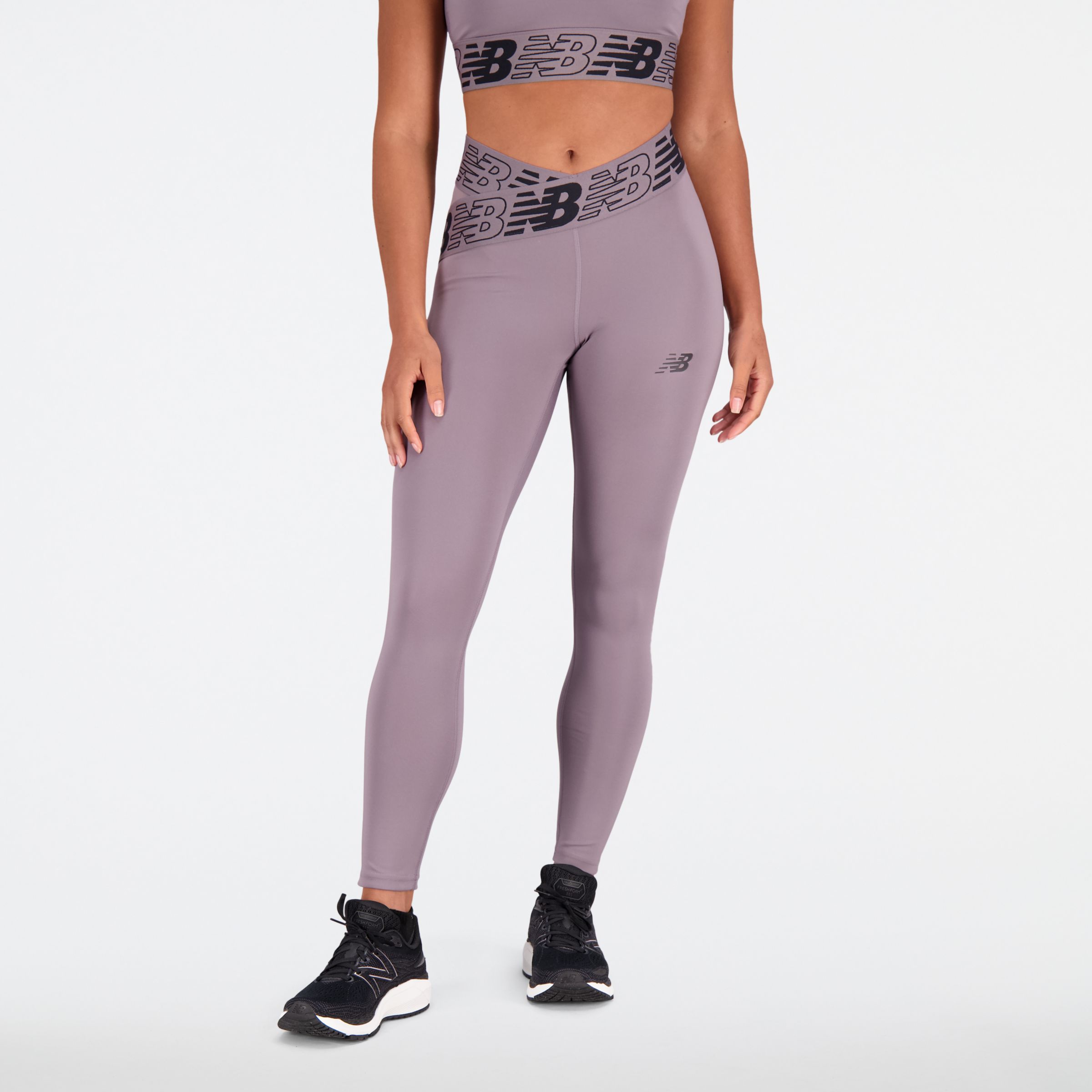 NEW BALANCE - Women's high rise sporty leggings 