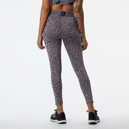 New balance Relentless Crossover Printed High Rise Leggings Grey