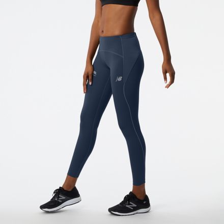 Buy New Balance Womens Space Dye 7/8 Running Tight Leggings Black