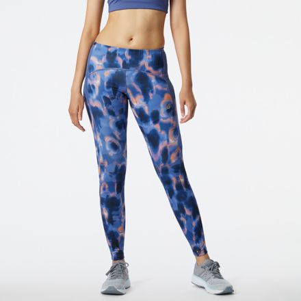 Women's Printed Impact Run Tight Apparel - New Balance
