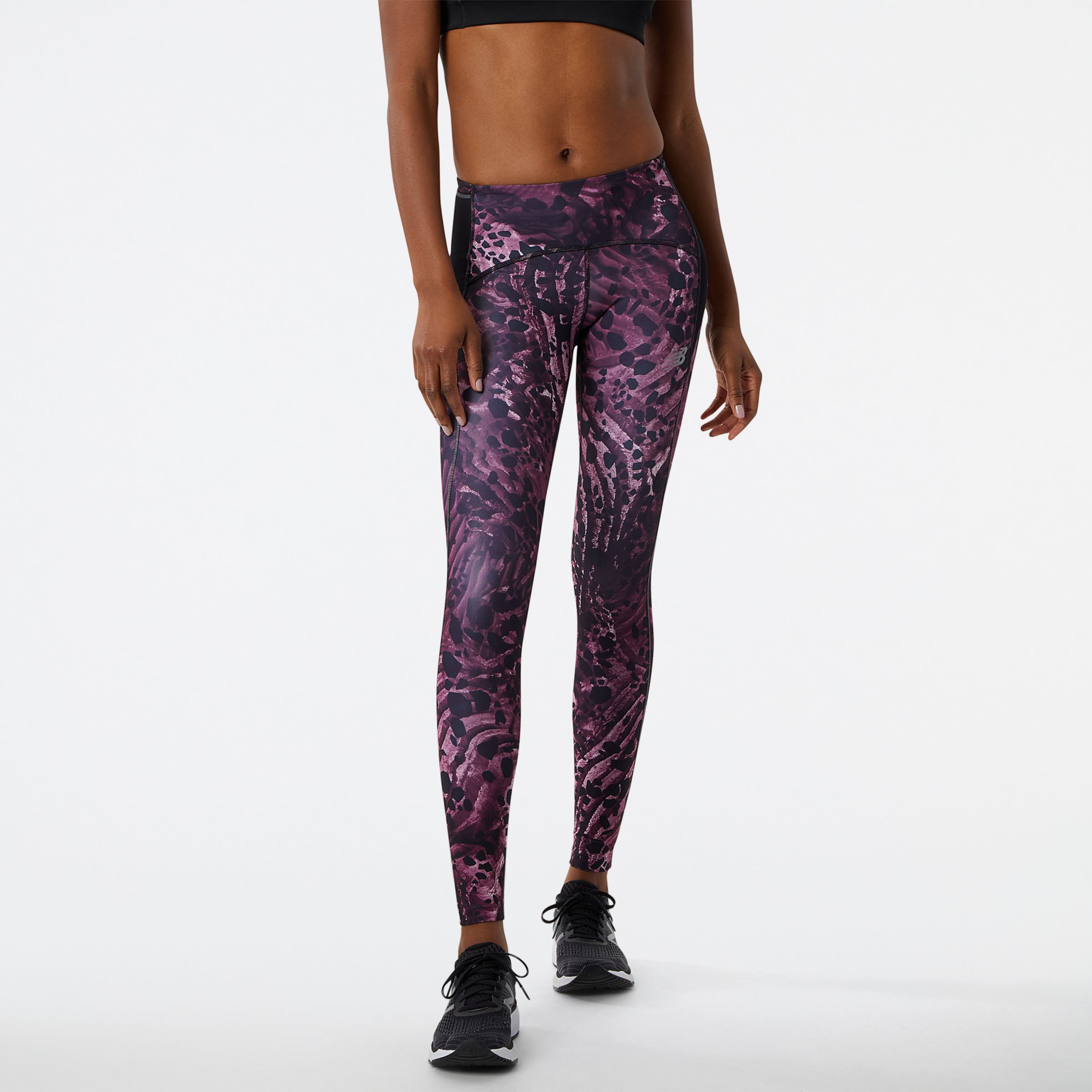 

New Balance Women's Printed Impact Run Tight Red - Red