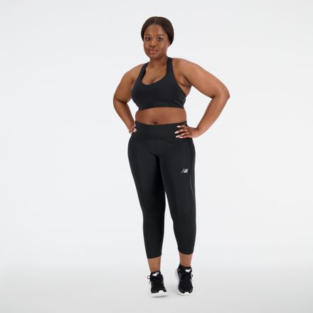 New Balance Solid Black Activewear Pull-On Capri Crop Athletic Leggings  Small - $7 - From Reclaimed