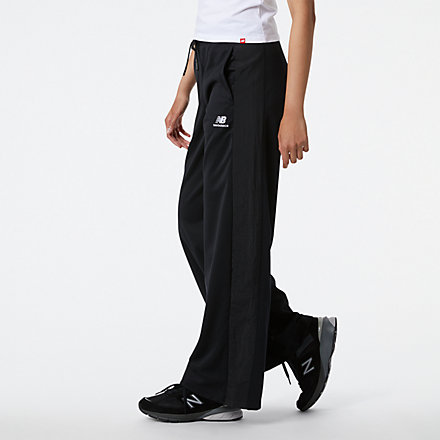 pantalones de vestir y chinos de Pantalones largos Mujer Ropa de Pantalones Pantalones NB Athletics Amplified New Balance de Tejido sintético de color Negro 