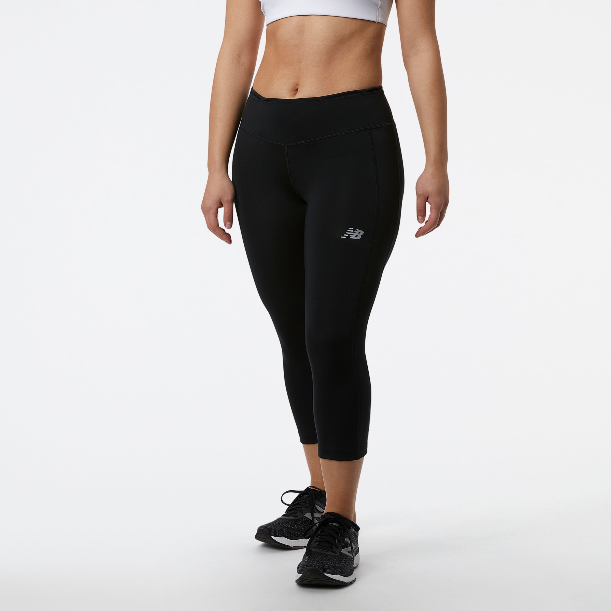 Calça Legging New Balance Feminino Accelerate Capri XL Preto - WP23239BK