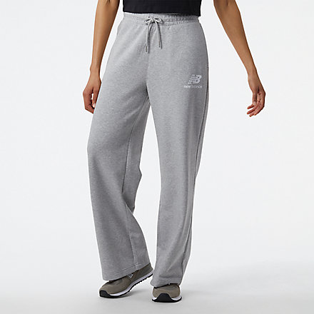 New Balance Essentials Stacked Logo French Terry Wide Legged Sweatpant, WP23516AG image number null