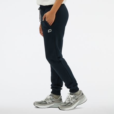 New Balance Calças E Leggings  Mulheres Essentials Small Pack Sweatpant  Oyster Pink Heather • ToolsforTraction