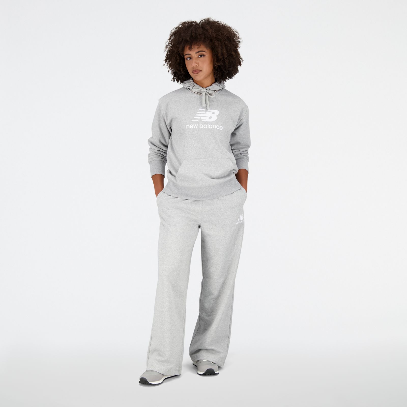 NB Stacked Pant Balance - New Damen Logo Legged Wide Essentials