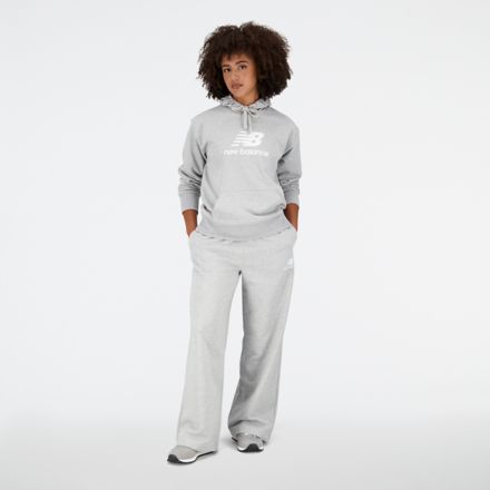 Essentials Stacked Logo French Terry Wide Legged Sweatpant