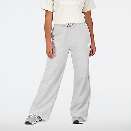 Essentials Stacked Logo French Terry Wide Legged Sweatpant